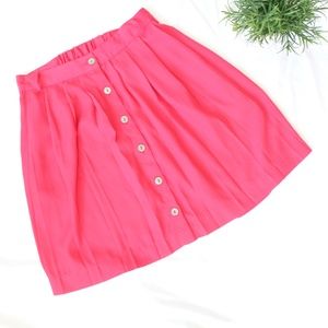 Xhilaration High Waisted Skirt in Hot Pink